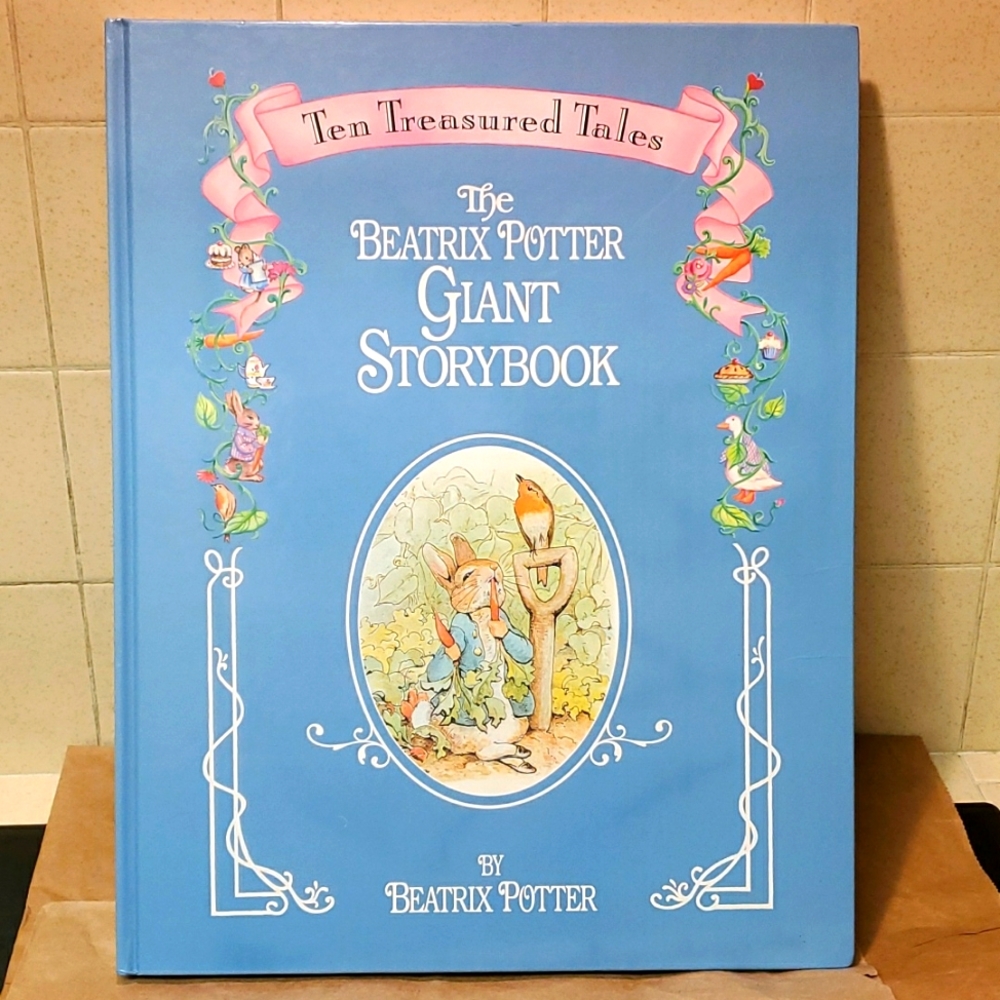 The Beatrix Potter Giant Storybook 10 Treasured Tales approx 15"×12" children